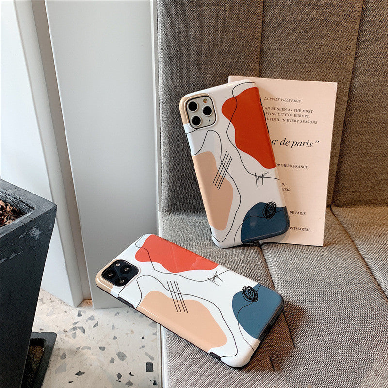 Abstract line mobile phone case