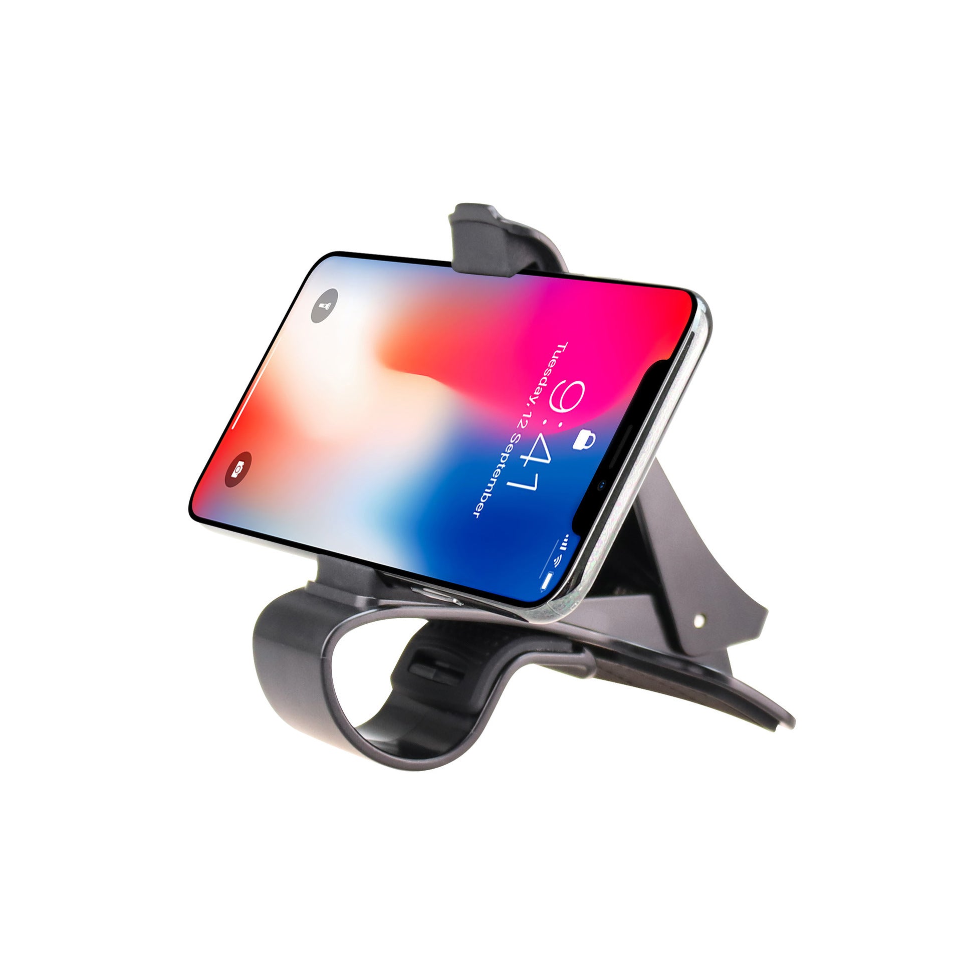 Mobile phone stand for instrument panel