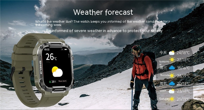 Smart Outdoor Three-proof Watch Dual-mode Call Bluetooth Outdoor