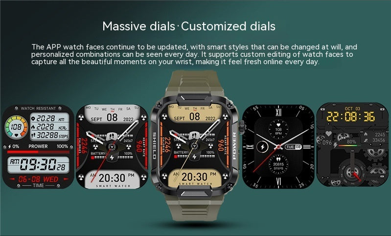 Smart Outdoor Three-proof Watch Dual-mode Call Bluetooth Outdoor