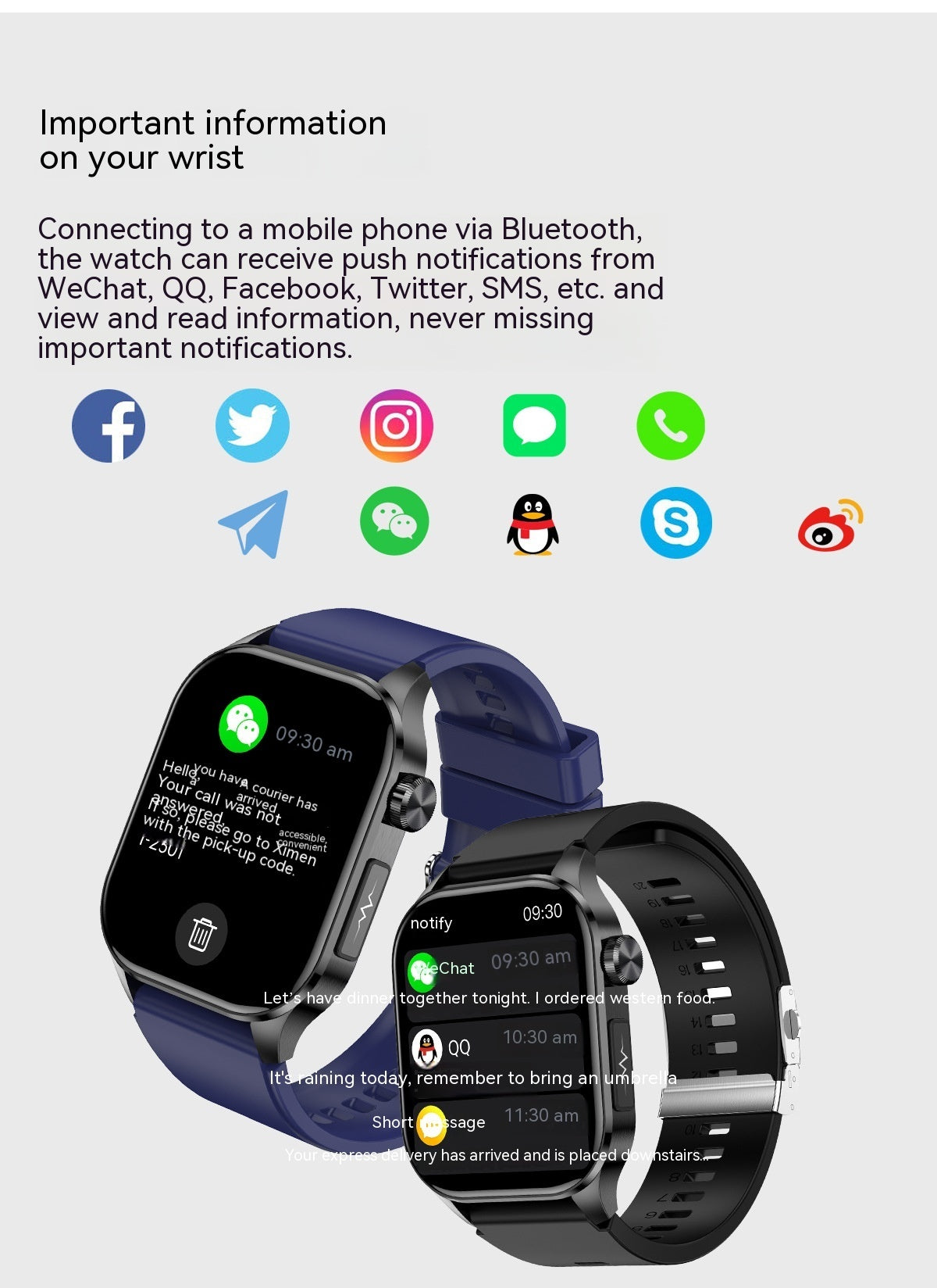 ET580 Smart Watch Bluetooth Calling Sports