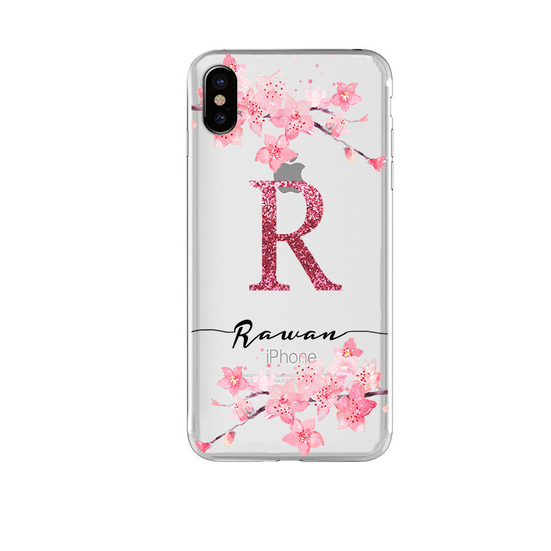 Soft shell letter mobile phone case