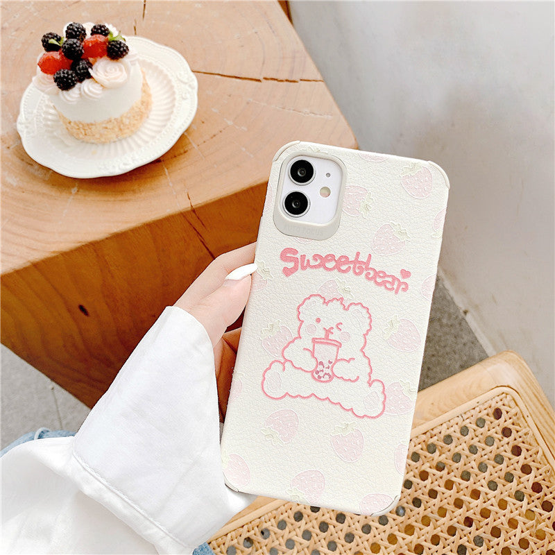 Compatible with Apple , Bear mobile phone case