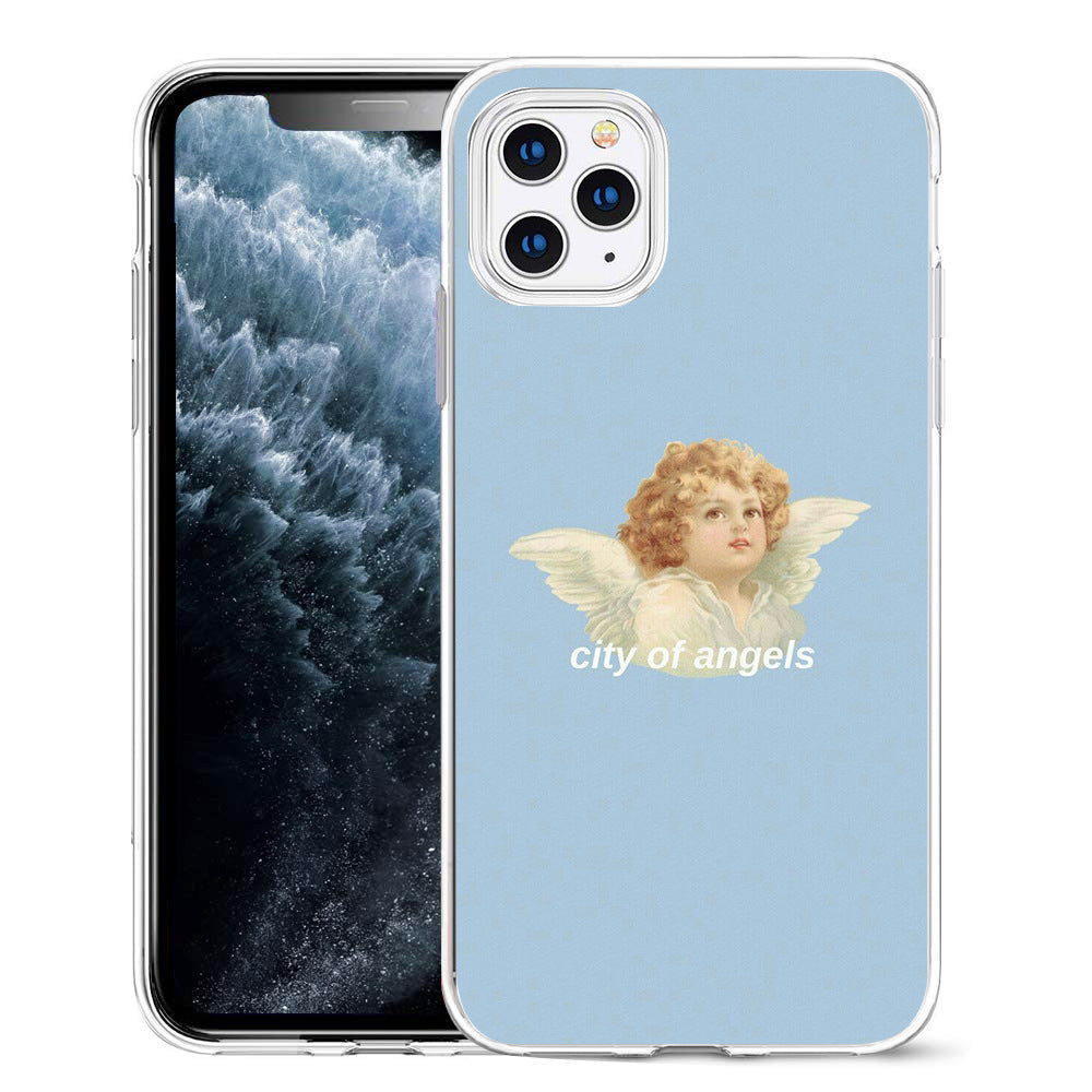 Compatible with Apple , Art angel mobile phone case