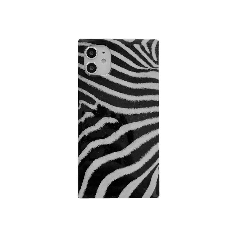 Square Animal Print Mobile Phone Case