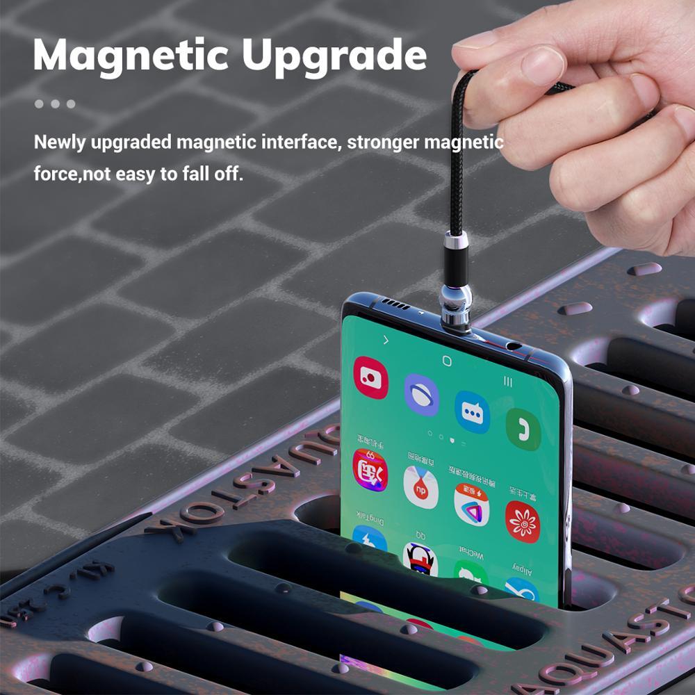 Compatible with  , 360 degree rotation of magnetic charging cable