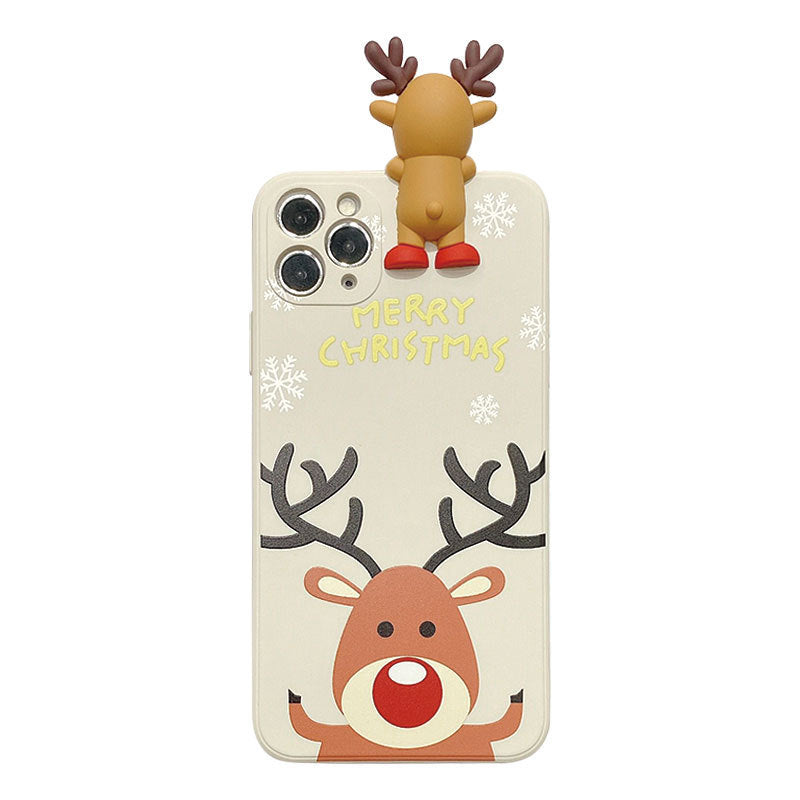 Christmas mobile phone case Christmas deer IMD soft shell