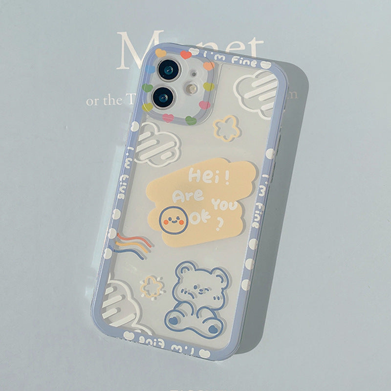 Original Cartoon Bear Anti-drop Phone Case