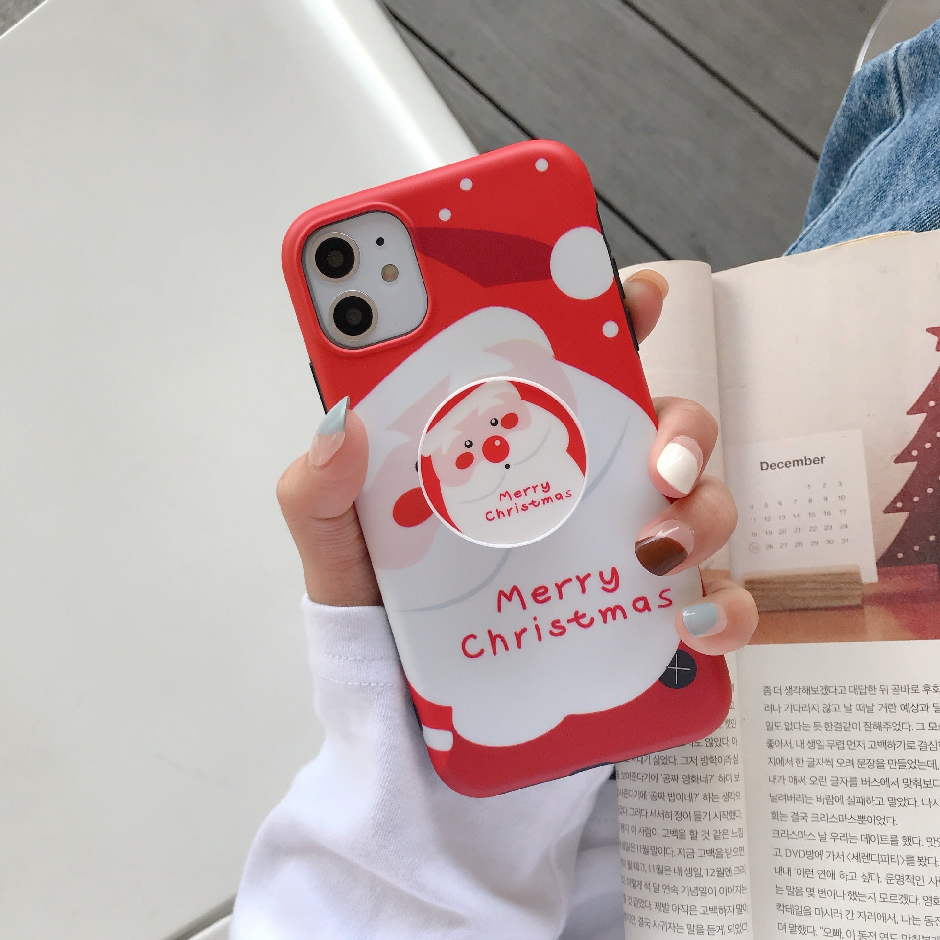 Snowman Elk's Christmas Mobile Phone Case