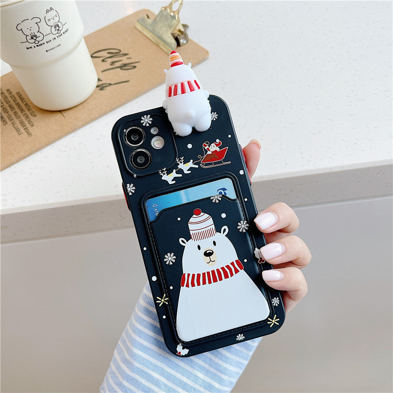 Christmas Mobile Phone Case Card Bag Soft Case