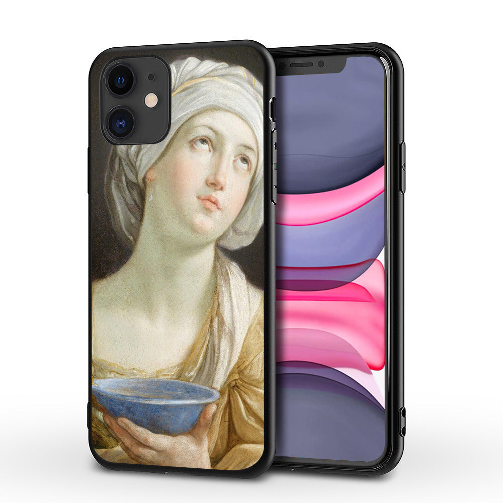 Compatible with Apple , Art painting mobile phone case