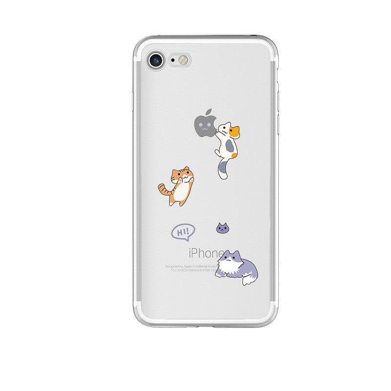 Colorful creative mobile phone shell silica gel