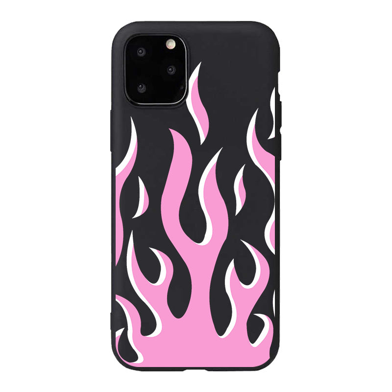 Compatible with Apple , Flame mobile phone case