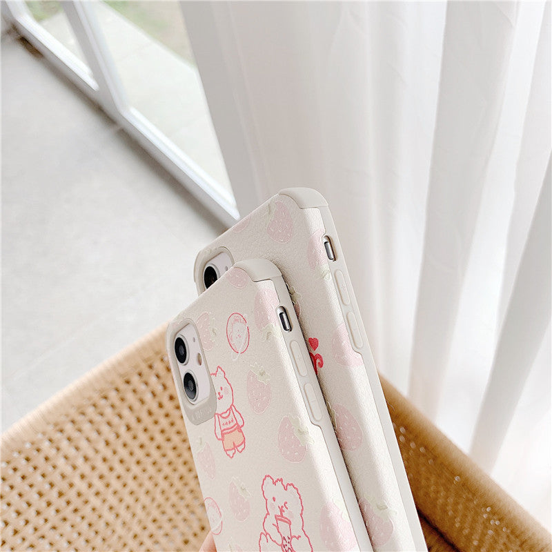 Compatible with Apple , Bear mobile phone case