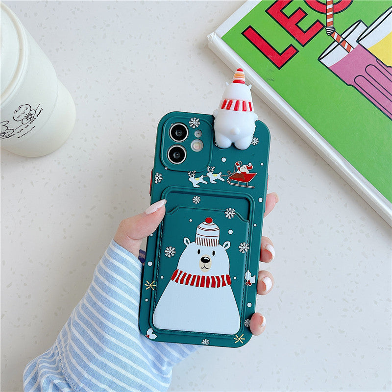 Christmas Mobile Phone Case Card Bag Soft Case