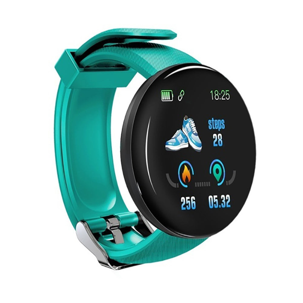 D18 Bluetooth Smart Watch, Blood Pressure Heart Rate Monitor For Android IOS