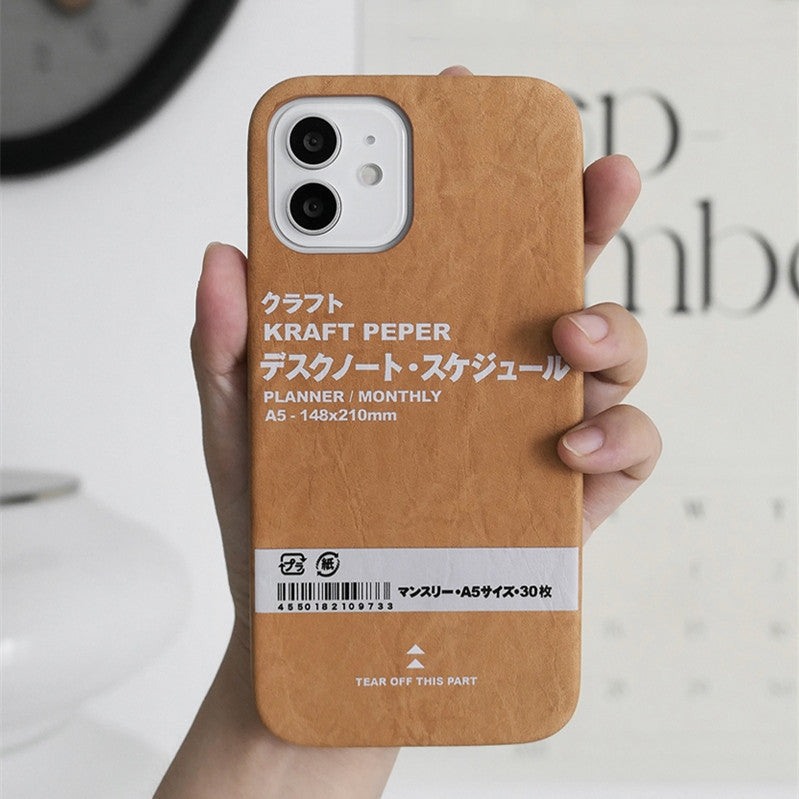 Minimalist Kraft Paper Phone Case Protector