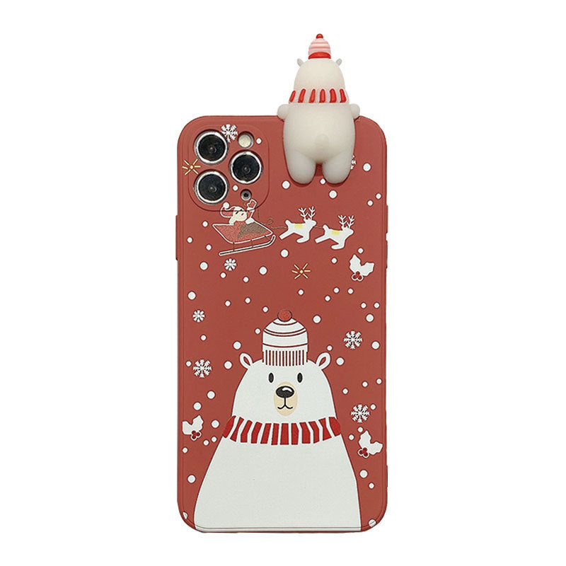 Christmas mobile phone case Christmas deer IMD soft shell