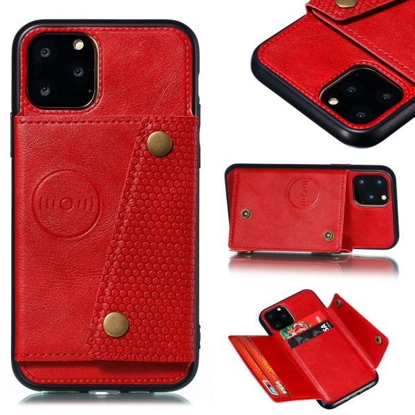 Double button mobile phone case