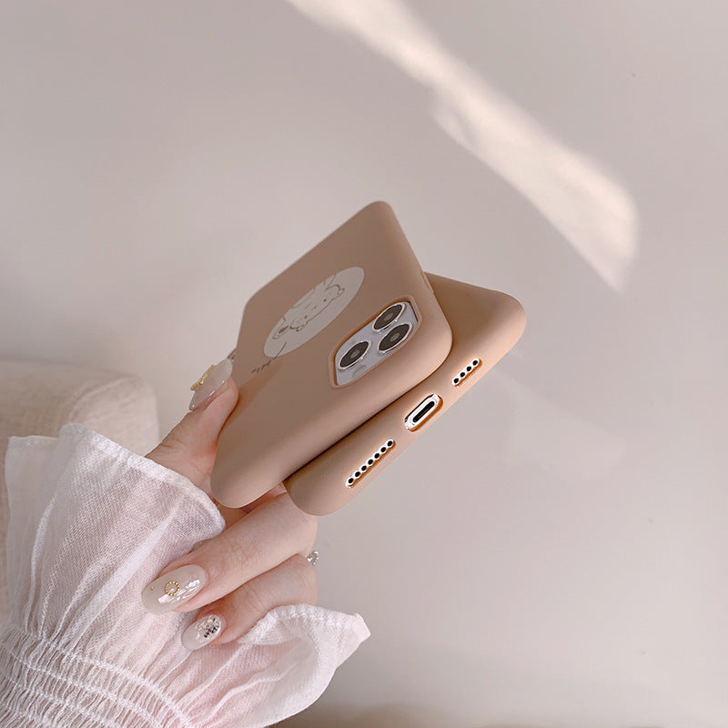 Frosted soft shell mobile phone case