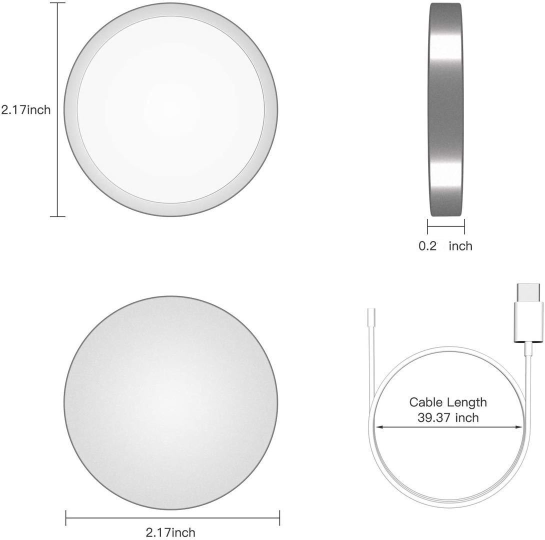 15W Magnetic Metal Wireless Charger