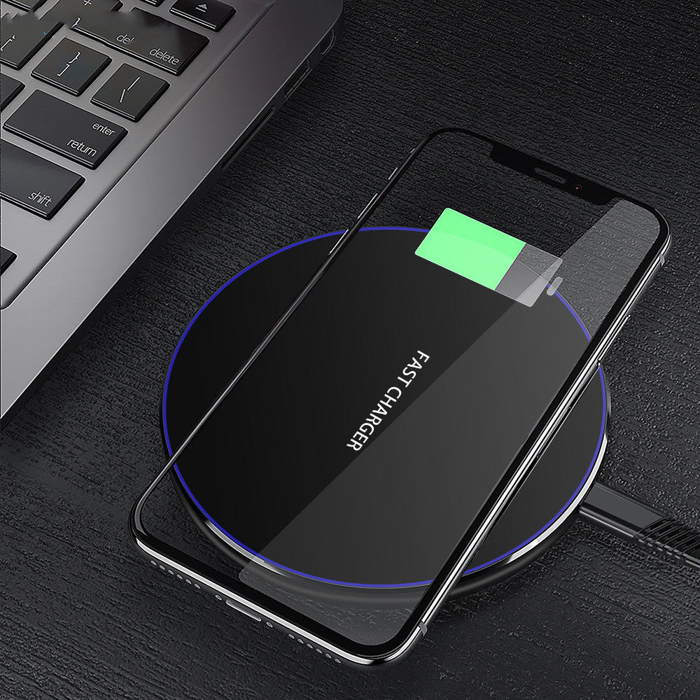 metal Wireless Charger 10W Ultra-thin Suitable For Cross-border Phone Products