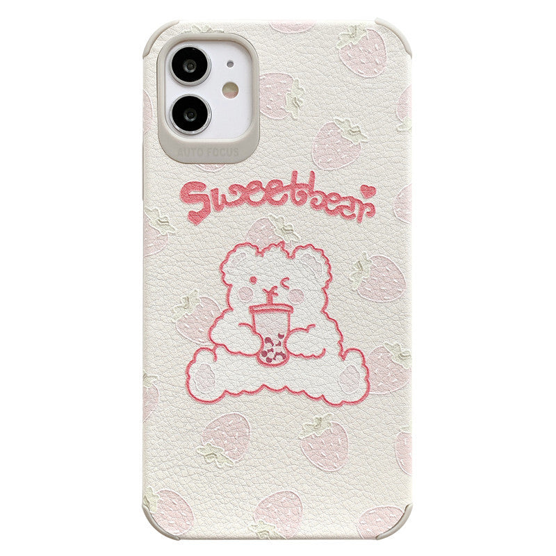 Compatible with Apple , Bear mobile phone case