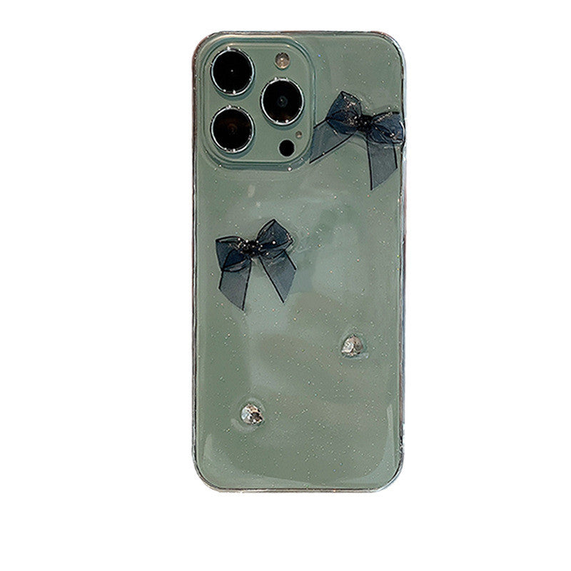 Rhinestone Bow Knot Mobile Phone Case Shockproof