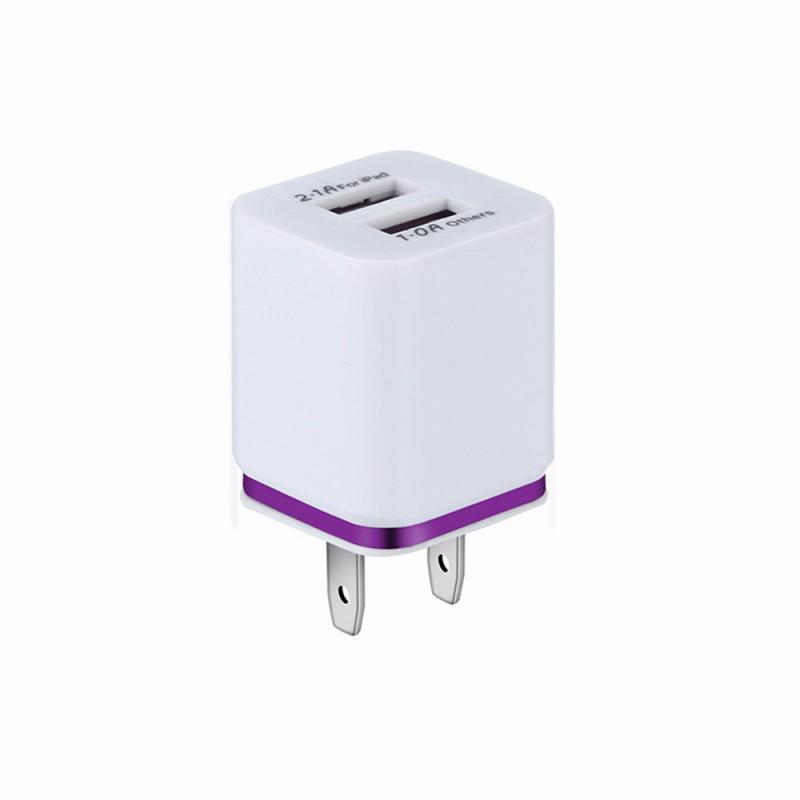 Dual USB Phnom Penh Electroplating Mobile Phone Charger