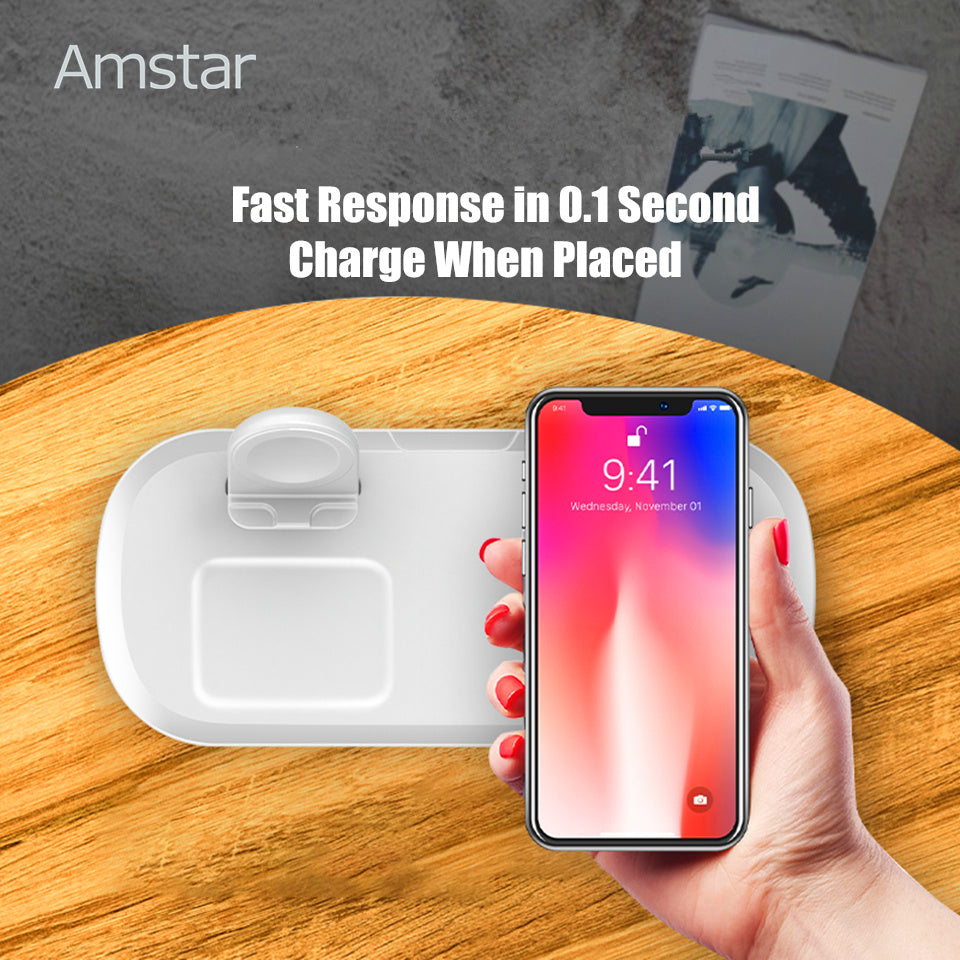 Wireless Charger Headphone Watch Multi-function Wireless Charger