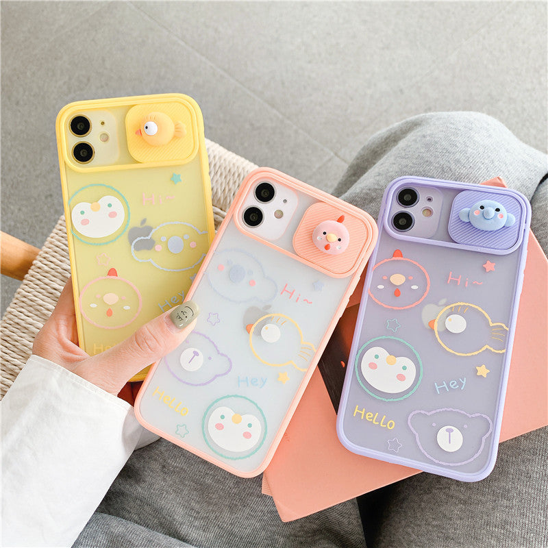 Cartoon chicken mobile phone case