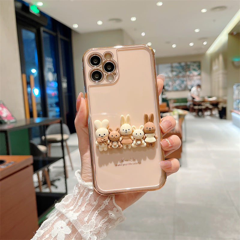 Electroplating Cartoon Suitable For Mobile Phone Case