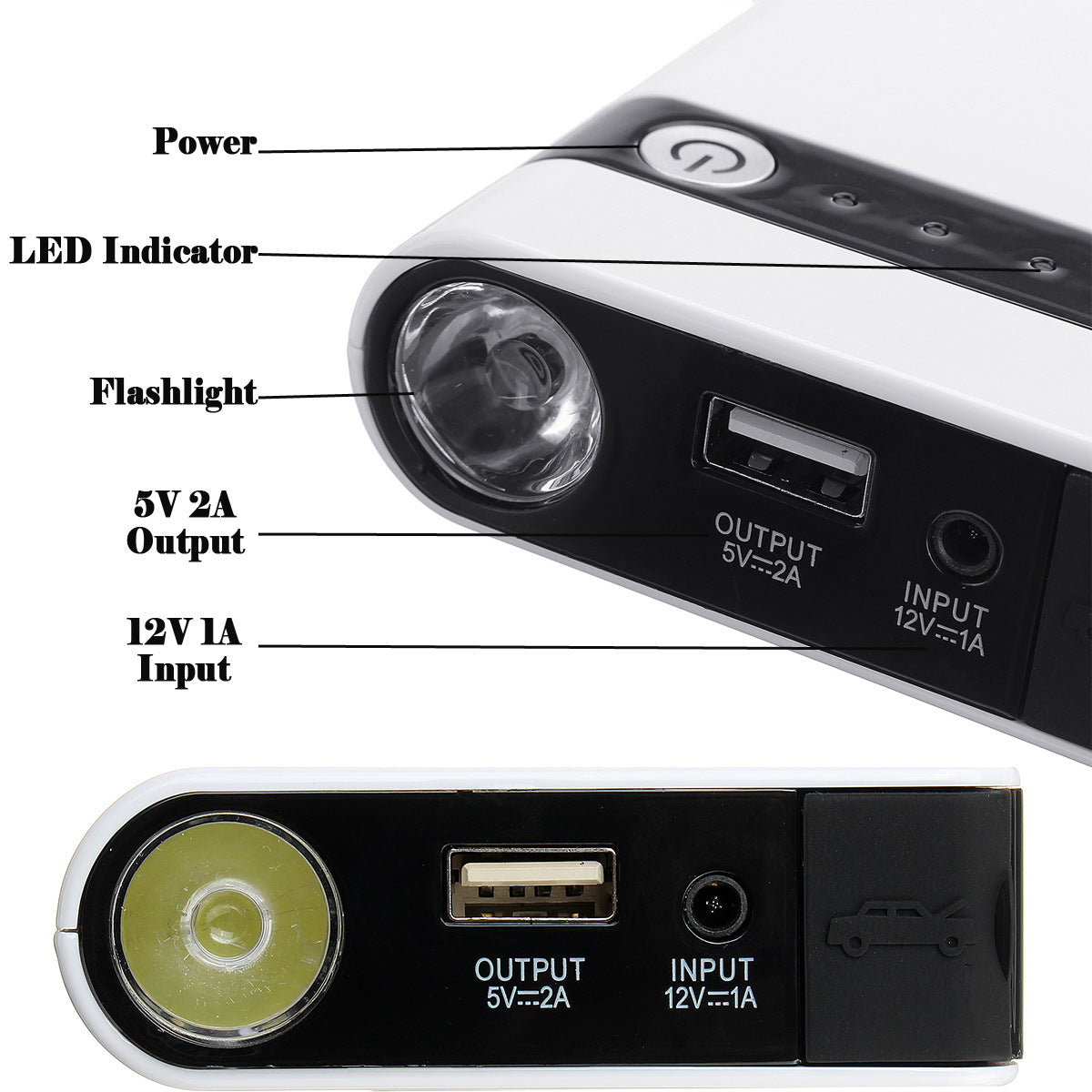 USB Jumper Box Power Bank Battery Charger