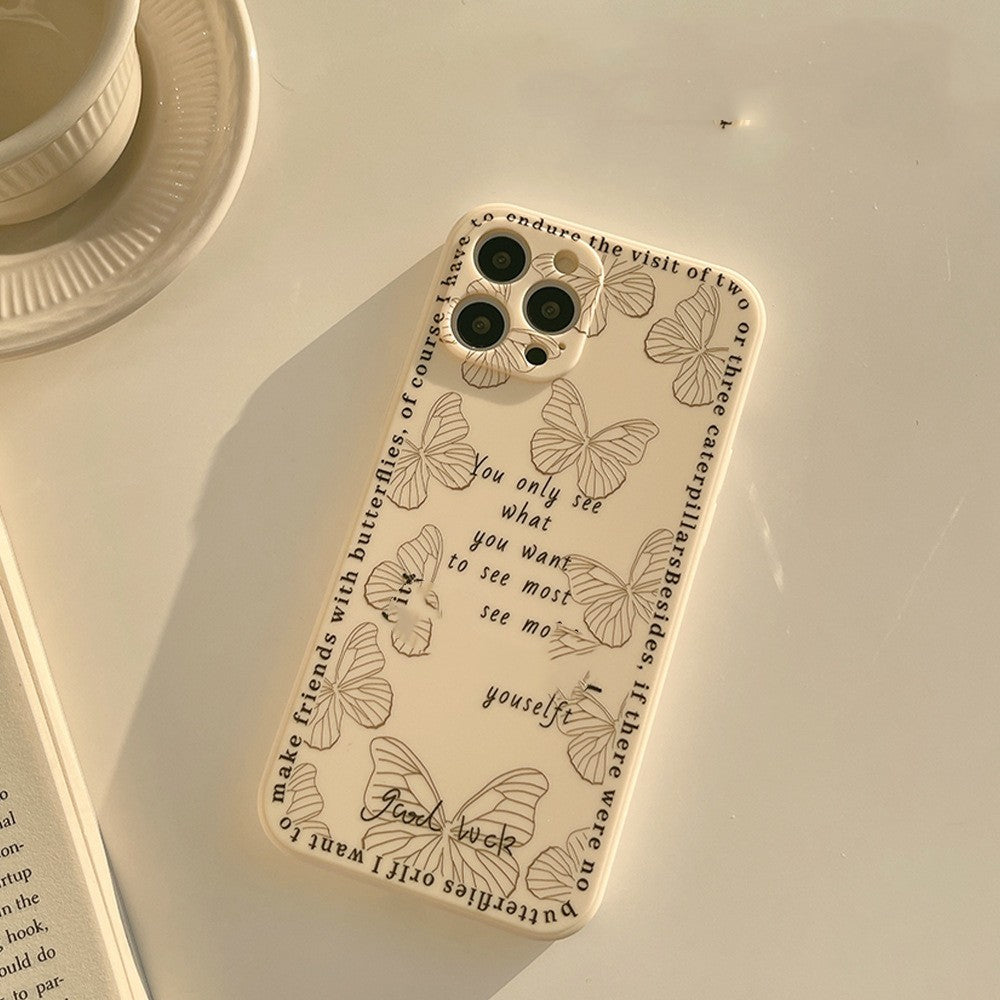 Ins Han Feng Butterfly Mobile Phone Case