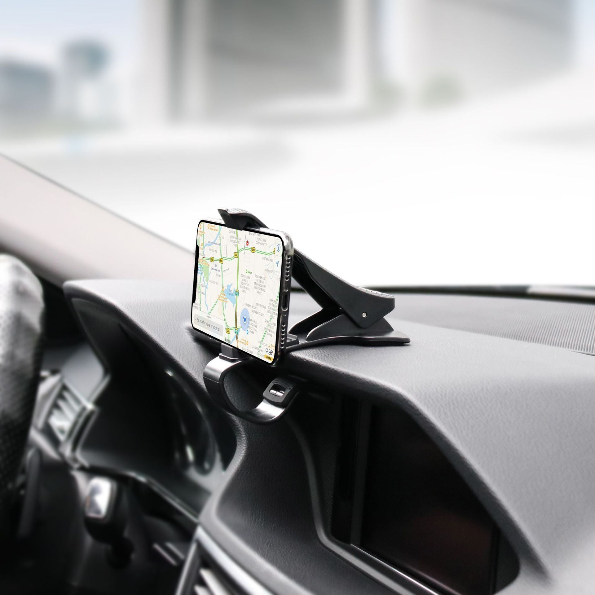 Mobile phone stand for instrument panel