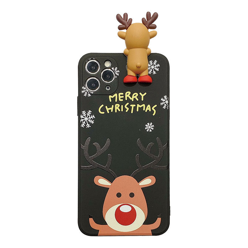 Christmas mobile phone case Christmas deer IMD soft shell