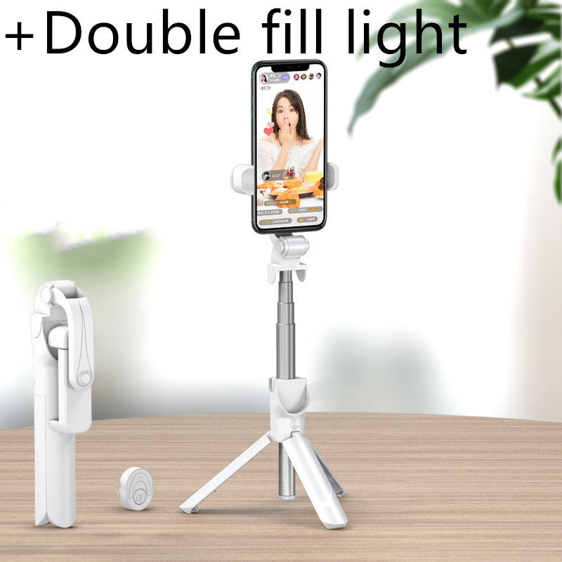 Selfie stick mobile phone live support