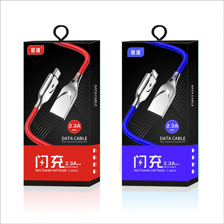 Zinc alloy data cable