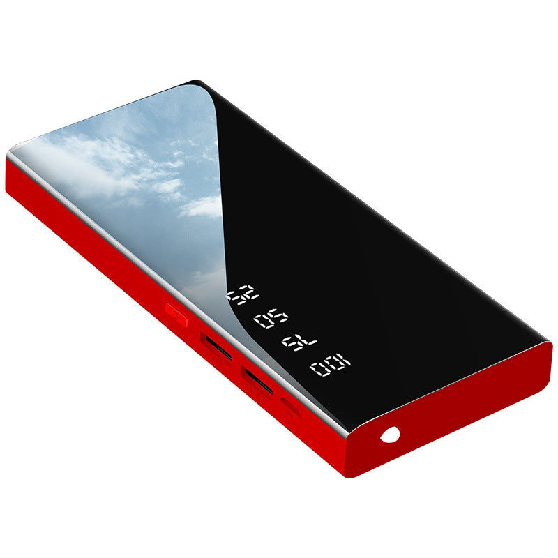 Mirror digital display power bank