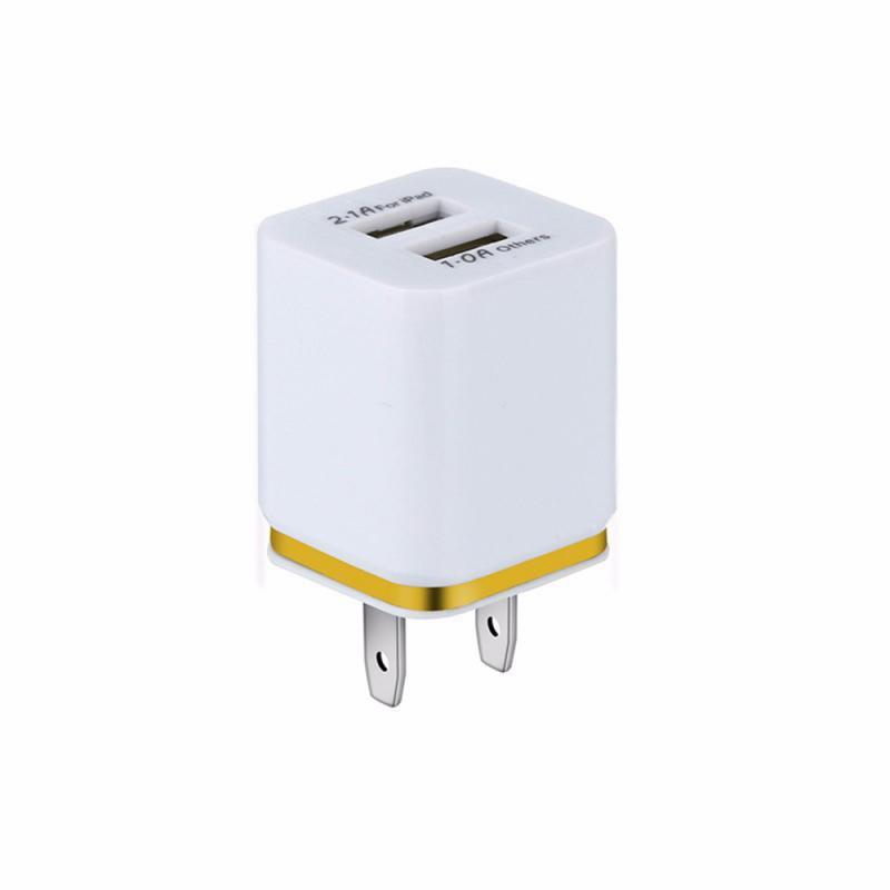 Dual USB Phnom Penh Electroplating Mobile Phone Charger