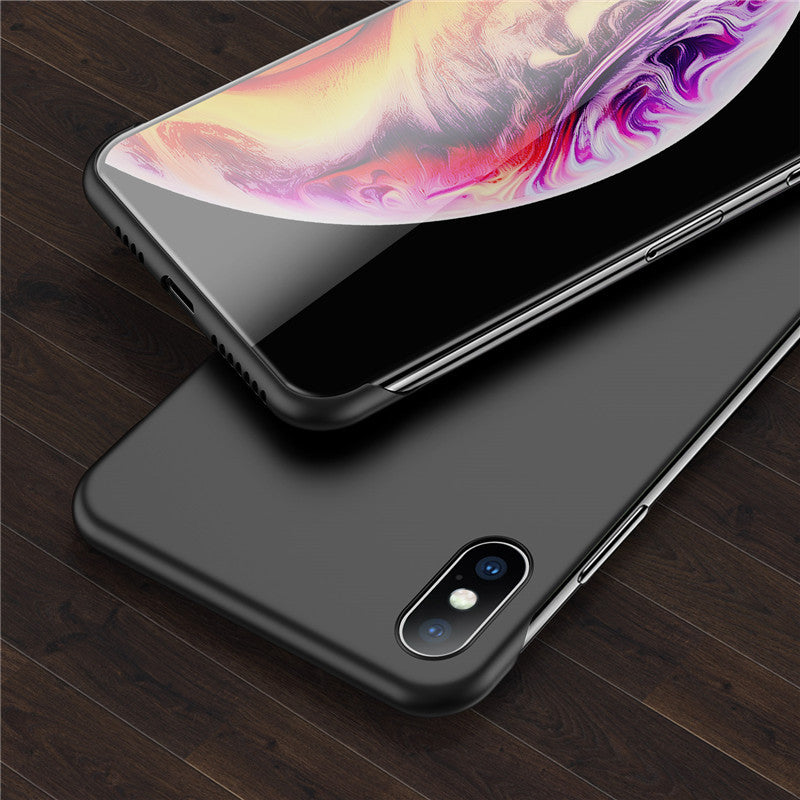 Solid color borderless mobile phone case