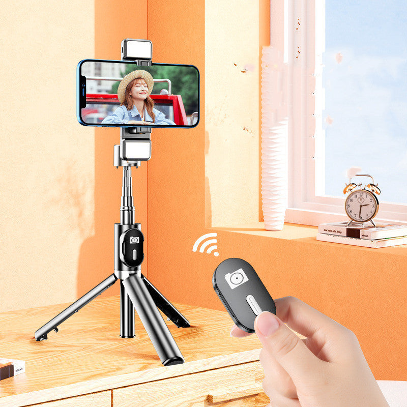 Selfie stick mobile phone live support