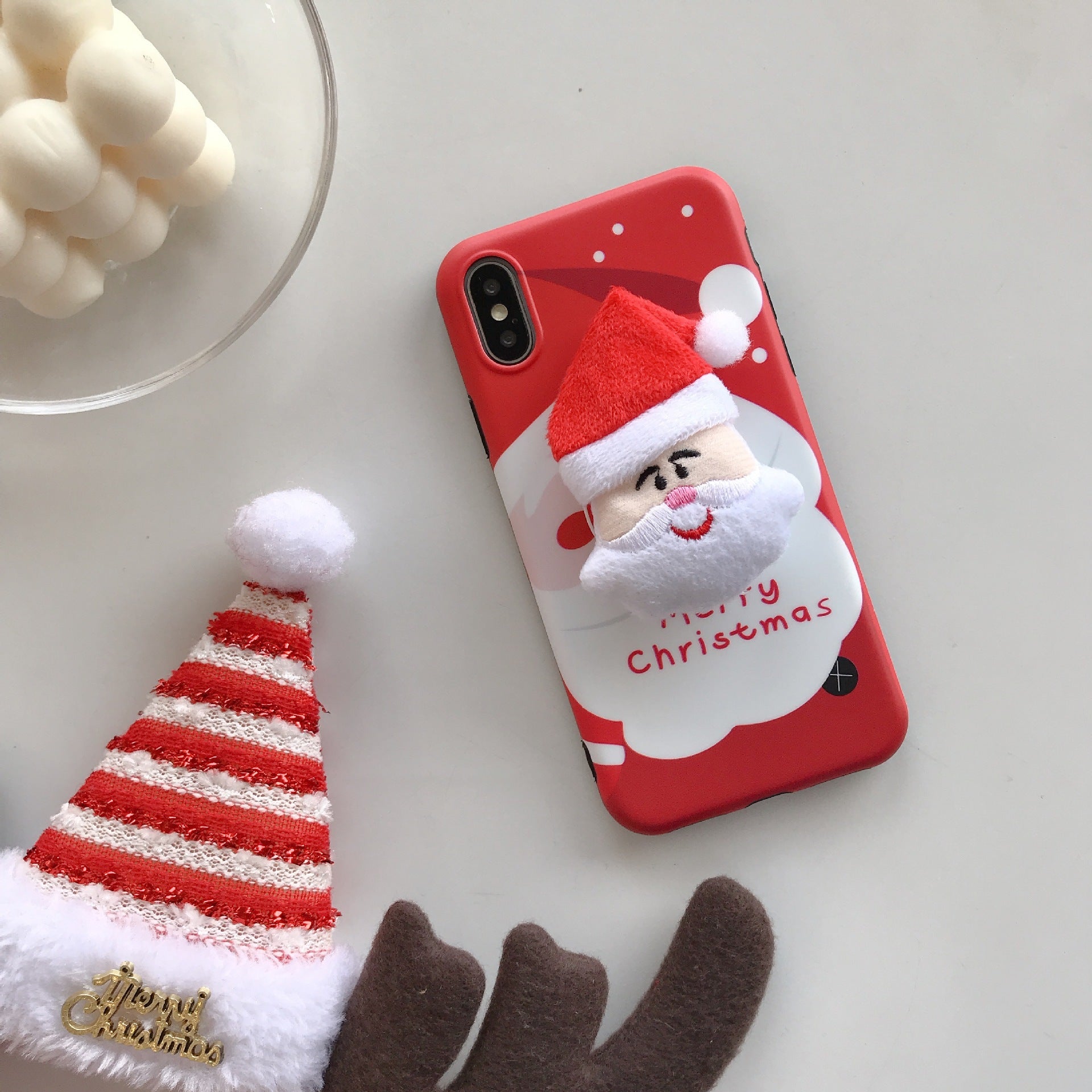 Snowman Elk's Christmas Mobile Phone Case