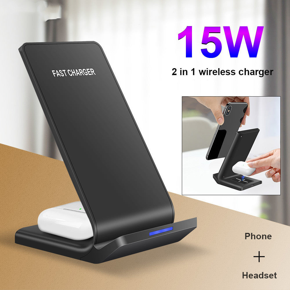 Wireless smart vertical mobile phone charger  fast charge suitable for mobile phones