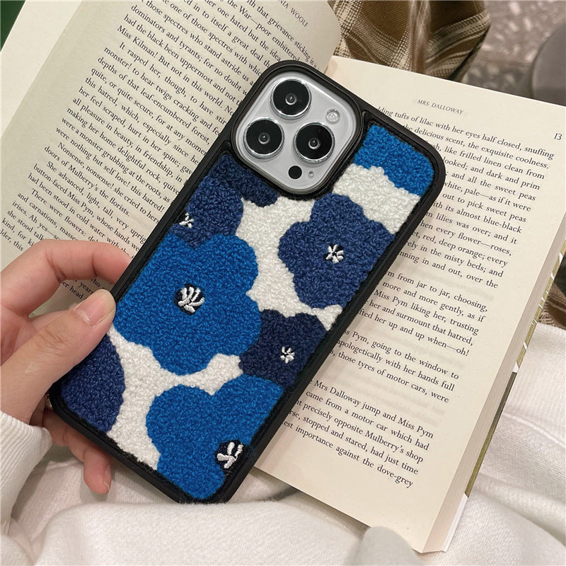 Klein Blue Flowers For Mobile Phone Case