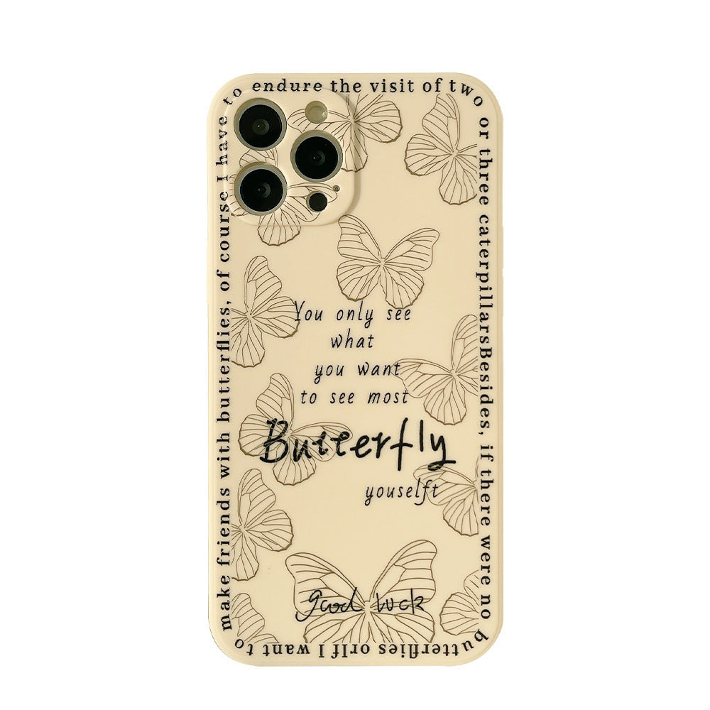 Ins Han Feng Butterfly Mobile Phone Case