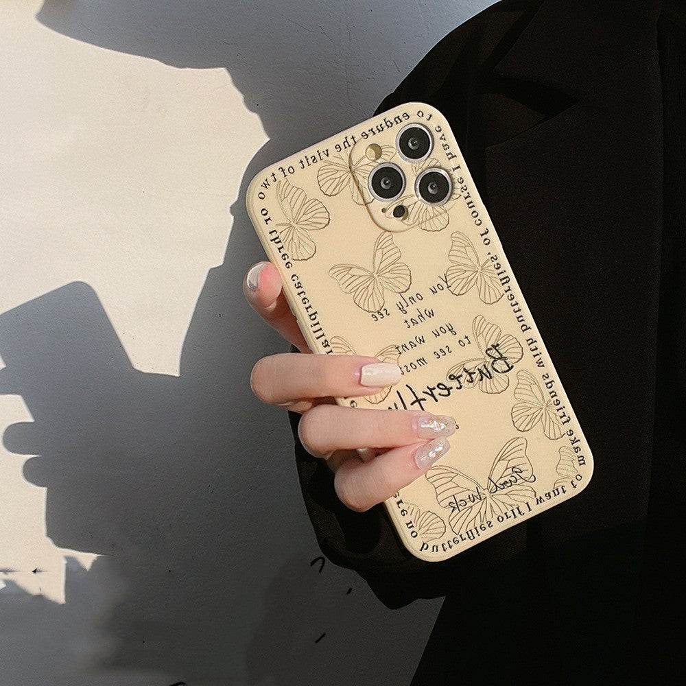 Ins Han Feng Butterfly Mobile Phone Case