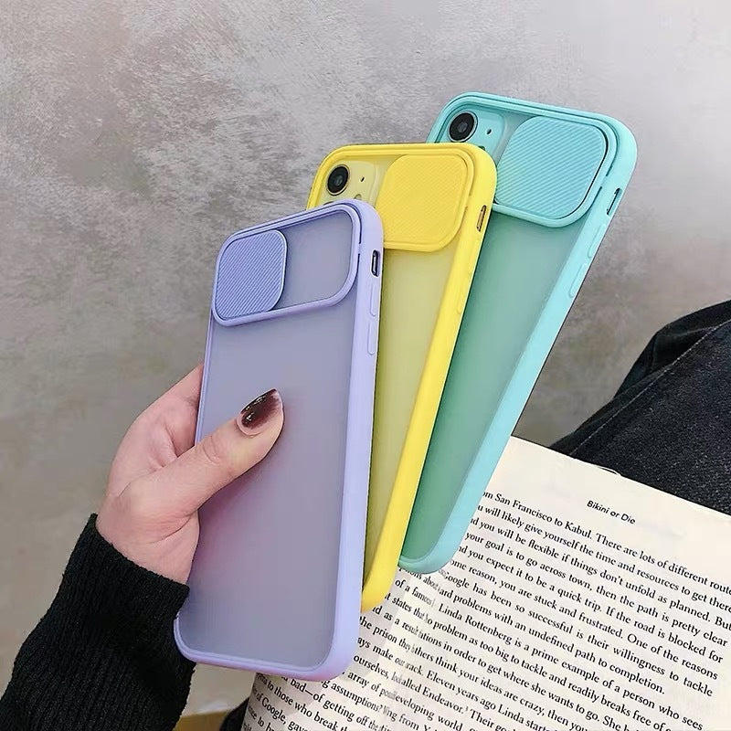 Frosted transparent mobile phone case