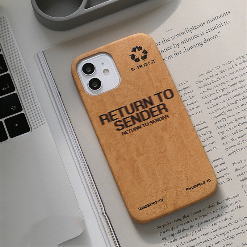 Minimalist Kraft Paper Phone Case Protector