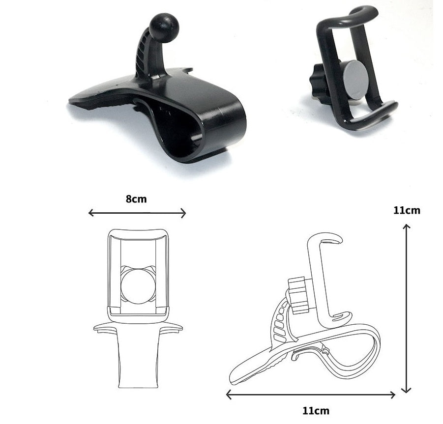 Rotating phone holder